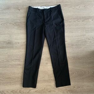 NWT Zara Black Chino Fit Slacks Size 4